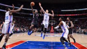 Los Clippers sobreviven en Philadelphia tras prórroga