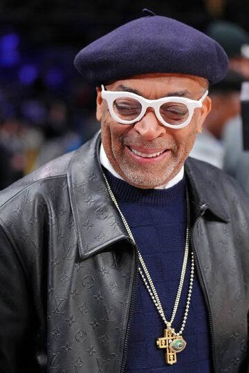 Spike Lee durante el partido de las estrellas de la NBA en el Bankers Life Fieldhouse.