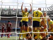 Goleada de Suecia a Tailandia para meterse en octavos