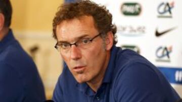 Blanc, durante una conferencia de prensa en la Eurocopa.