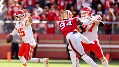 Patrick Mahomes volvió a vencer a los San Francisco 49ers, ahora jugando en Levi's Stadium