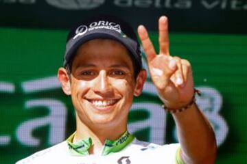 Esteban Chaves el ganador de la etapa reina del Giro de Italia