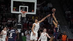 Pedro Martínez sobre la falta de Hezonja: “Y fuera del área y dan penalti. Incomprensible”
