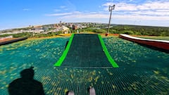 Así esquía Jesper Tjäder en verano Suecia y Dinamarca