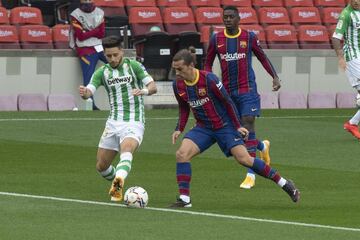 Alex Moreno y Griezmann