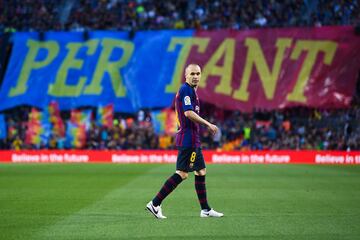 Homenaje a Andrés Iniesta.