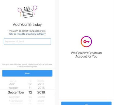 Instagram pedirá la fecha de tu cumpleaños para crear tu cuenta