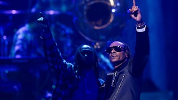 Snoop Dogg performs at the 25th annual BET (Black Entertainment Television) Awards, in Los Angeles, California, U.S. June 9, 2025. REUTERS/Mario Anzuoni