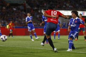 Gonzalo Abán anota el gol del empate entre Unión y la U