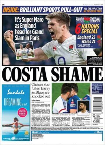 Portadas de la prensa mundial