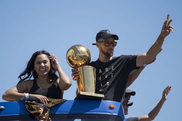 Stephen Curry y Ayesha Curry.