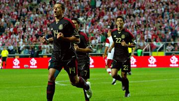 El gol de Chicharito la última vez que el Tri viajó a Polonia