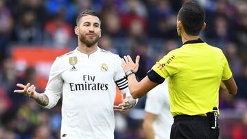 LaLiga denuncia cánticos contra Sergio Ramos en el Camp Nou