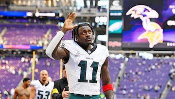 A.J. Brown ruled out for Eagles