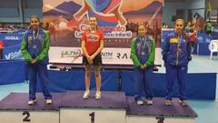 Valentina Ríos gana el oro en Torneo Latinoamericano de tenis de mesa