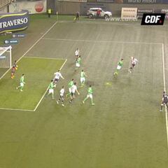 El reclamo de Palestino por absurdo gol anulado ante Audax