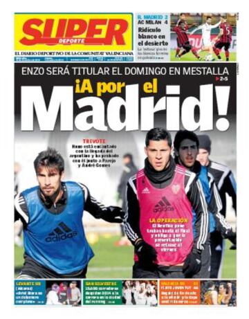 Portadas de la prensa deportiva