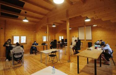 Campamento anti-COVID en plena sierra de Buñol