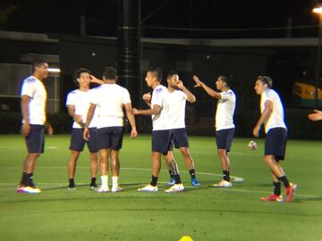 El entrenamiento del 'Tri' olímpico en Tokio