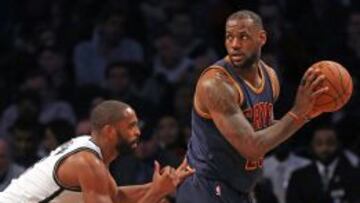 LeBron y sus Cavs se relajan y los Nets cortan su racha