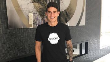 James Rodr&iacute;guez, este viernes.