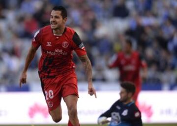 Vitolo celebra el 1-1.