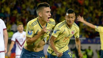 Eduard Atuesta con la Selección Colombia Sub 23