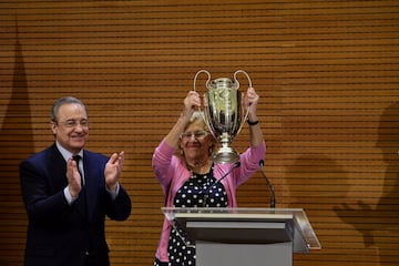 Florentino Perez y Manuela Carmena