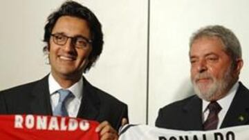 <strong>CAMISETAS.</strong> Lula da Silva recibió dos camisetas de Cristiano Ronaldo.