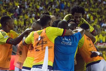 En imágenes la derrota de Colombia ante Paraguay