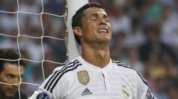 Cristiano no pudo contener la lagrimas luego de que el Real Madrid fue eliminado de la Champions League.