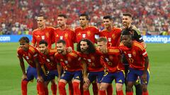 Once de España an te Francia, en la semifinal de la Eurocopa.