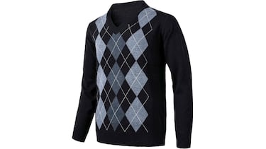 Este jersey de rombos, bonito a la par que estiloso, te ayudará a combatir el frío este otoño