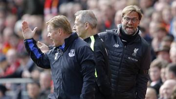 Koeman furious with Liverpool bench