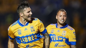 during the game Tigres UANL vs Monterrey, corresponding to the 16th round match of the Torneo Guard1anes Clausura 2021 of the Liga BBVA MX, at Universitario Stadium, on April 24, 2021.
 
 &amp;lt;br&amp;gt;&amp;lt;br&amp;gt;
 
 durante el partido Tigres U