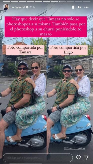 ??igo Onieva pone al descubierto los retoques con Photoshop de Tamara Falc¨®