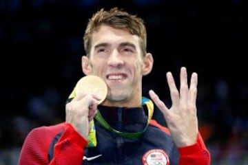 Todos los oros olímpicos de Michael Phelps