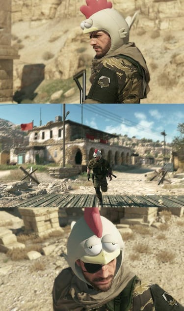 Metal Gear Solid V te dejará vestir gorro de gallina