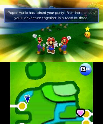 Captura de pantalla - Mario &amp; Luigi: Paper Jam Bros. (3DS)