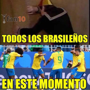 Los memes del triunfo de Bélgica contra Brasil en el Mundial 2018