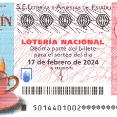 Lotería Nacional: comprobar los resultados del sorteo de San Valentín de hoy, sábado 17 de febrero