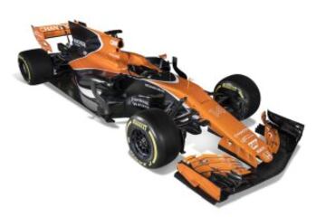 La escudería británica presentó el nuevo monoplaza el MCL32 que conducirá Alonso en 2017