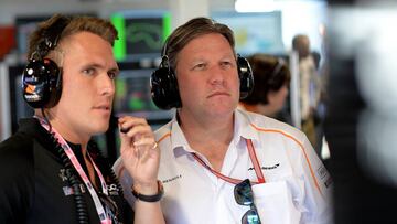  Zak Brown, jefe de McLaren.