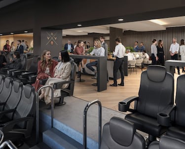 Más de 6.500 asientos de hospitality. Un 10% de la capacidad del estadio se destina a este servicio. 
 