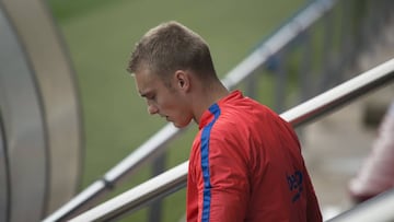 Cillessen vuelve lesionado y será baja en la Copa del Rey