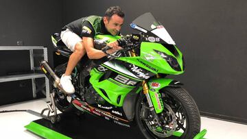 Héctor Barberá en la Kawasaki ZX-6R .