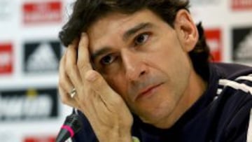 Aitor Karanka compareci&oacute; tras el partido.