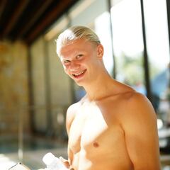 El Manchester City disfruta de su paso por Barcelona