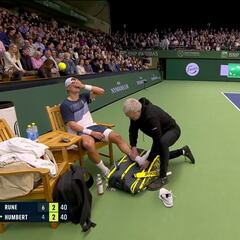 Rune cae en desgracia: se rompe el tendón de Aquiles