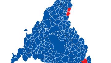 Los cuatro municipios de Madrid donde no gan¨® Ayuso las elecciones del 28M